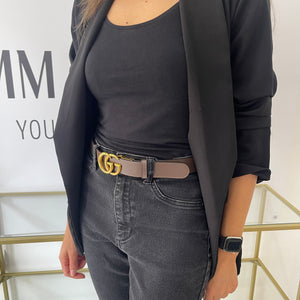 Cintura reversibile GG Marmont Supreme 3 cm Gucci