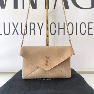 Pochette Cassandre in Suede Saint Laurent