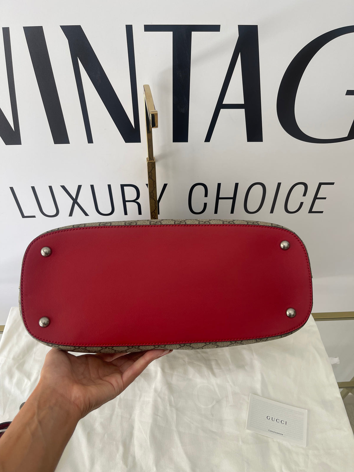 Borsa Hobo Linea A GG Supreme Gucci