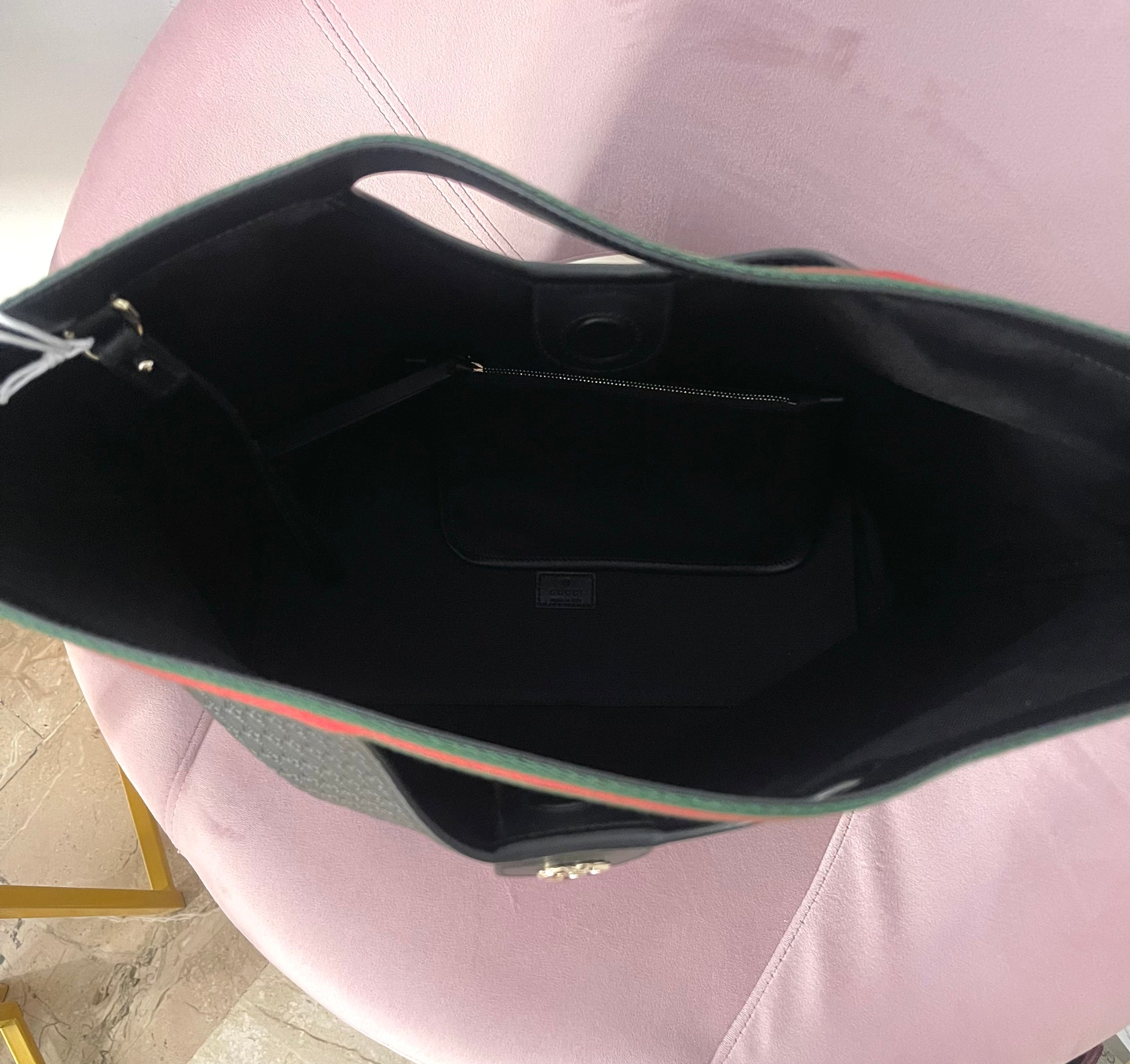 Borsa Shopping Giglio Microguccissima Gucci