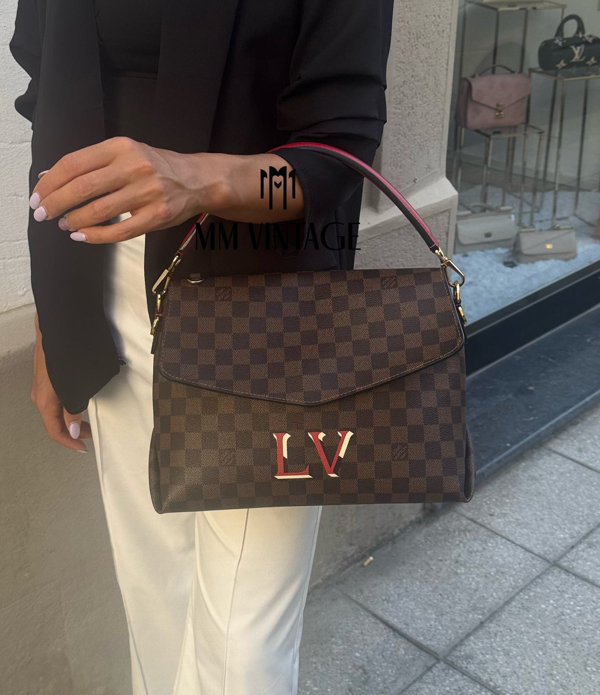 Borsa Beaubourg MM Damier Ebène Louis Vuitton