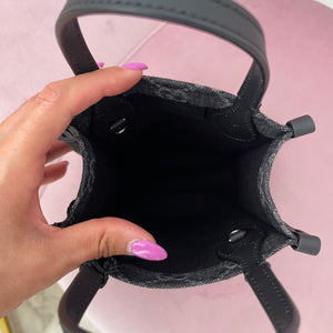 Borsa Mini Tote Ophidia GG in denim Gucci