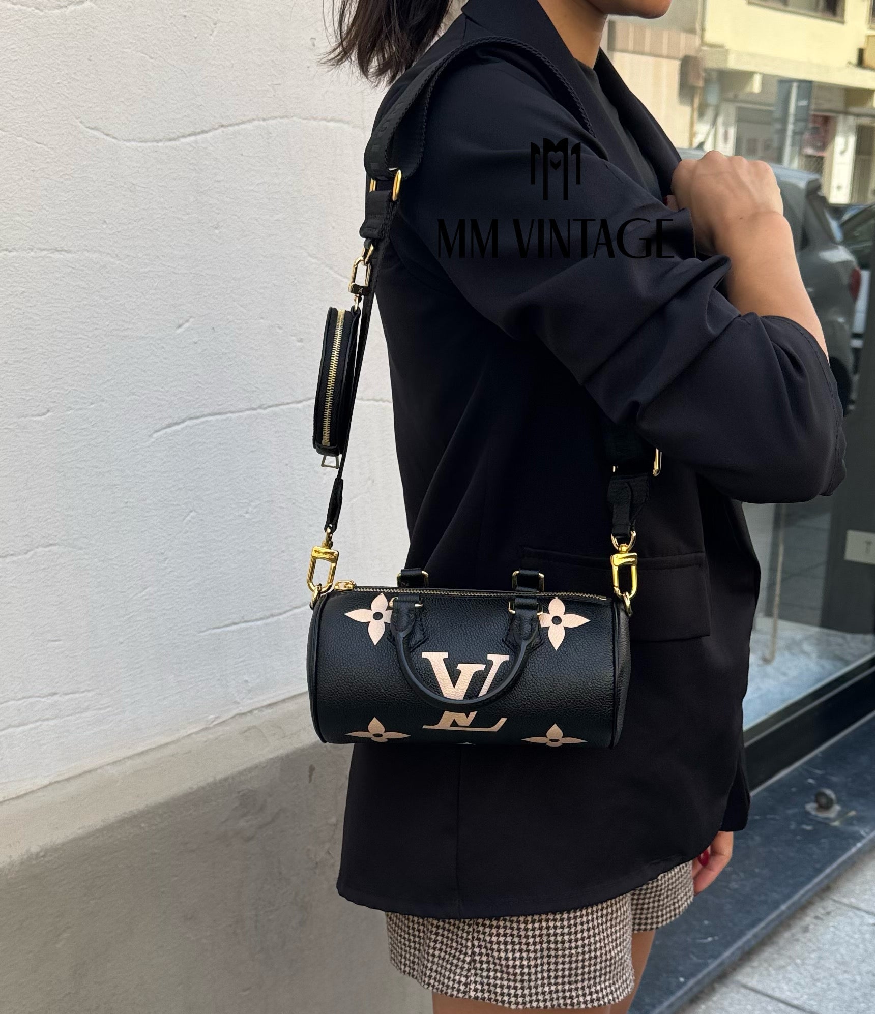 Borsa Papillon BB Monogram Empreinte Bicolor Louis Vuitton
