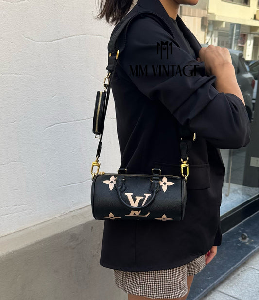 Borsa Papillon BB Monogram Empreinte Bicolor Louis Vuitton