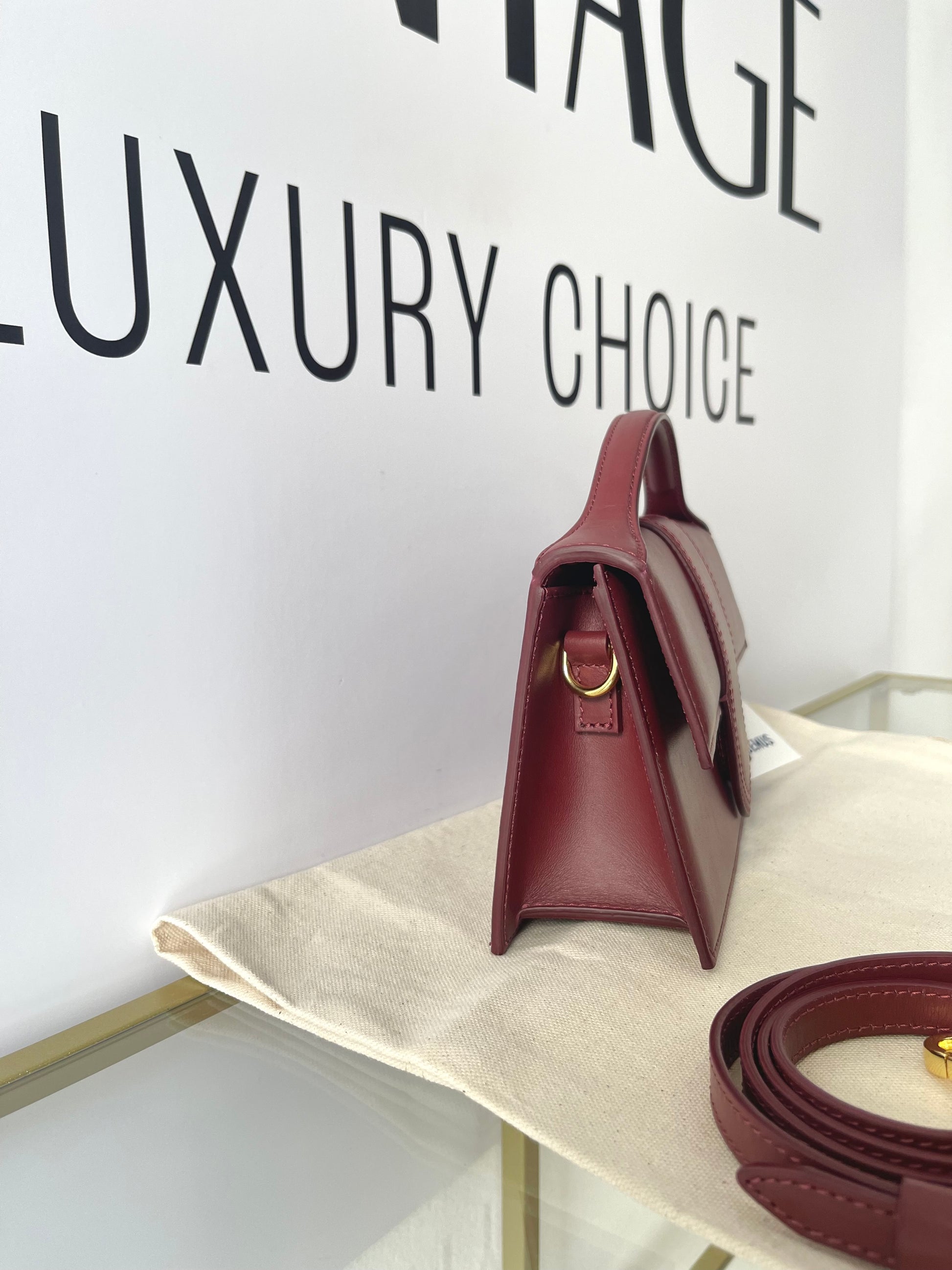 Borsa Le Grand Bambino Bordeaux Jacquemus