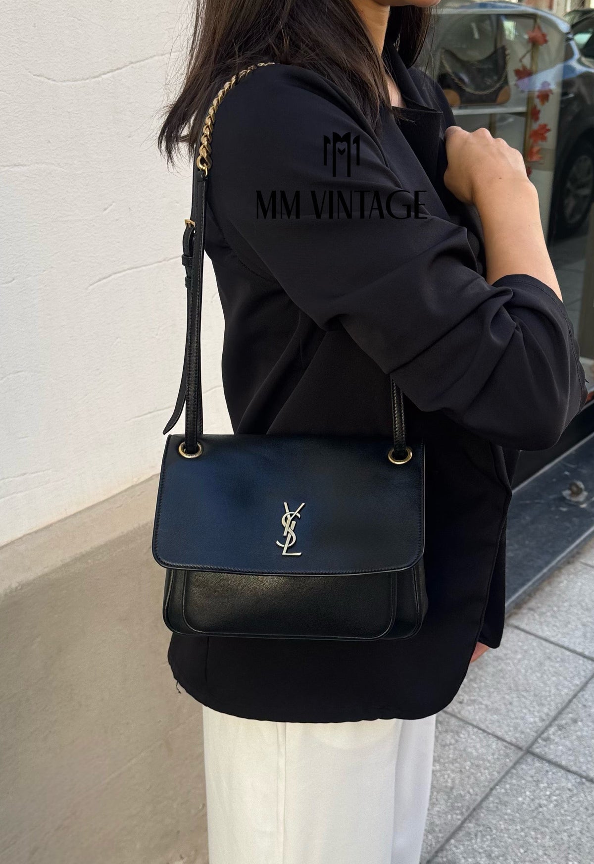 Borsa Niki hw oro Saint Laurent