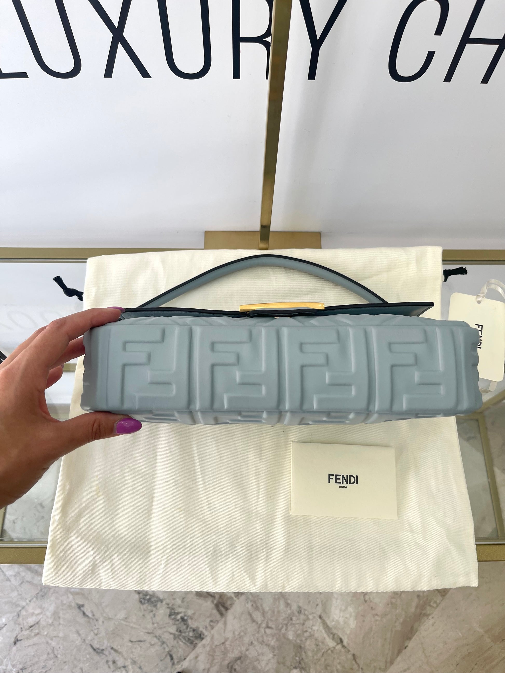Borsa Baguette FF Fendi