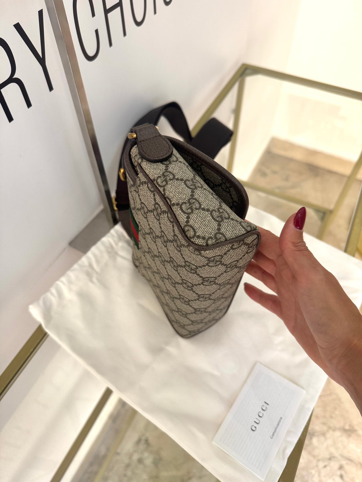 Borsa Mini Ophidia GG Supreme Gucci