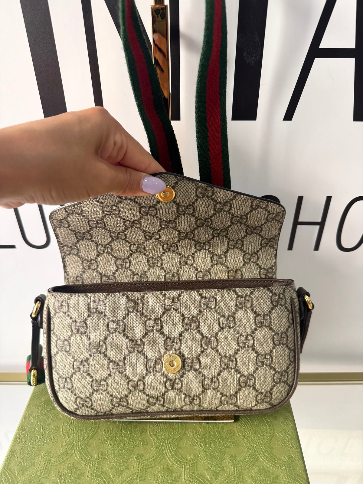 Pochette Ophidia GG Supreme Gucci