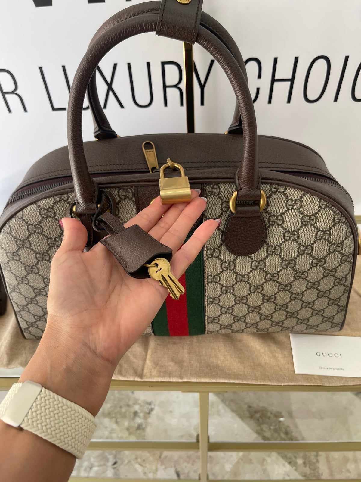 Bauletto Ophidia GG Supreme Gucci