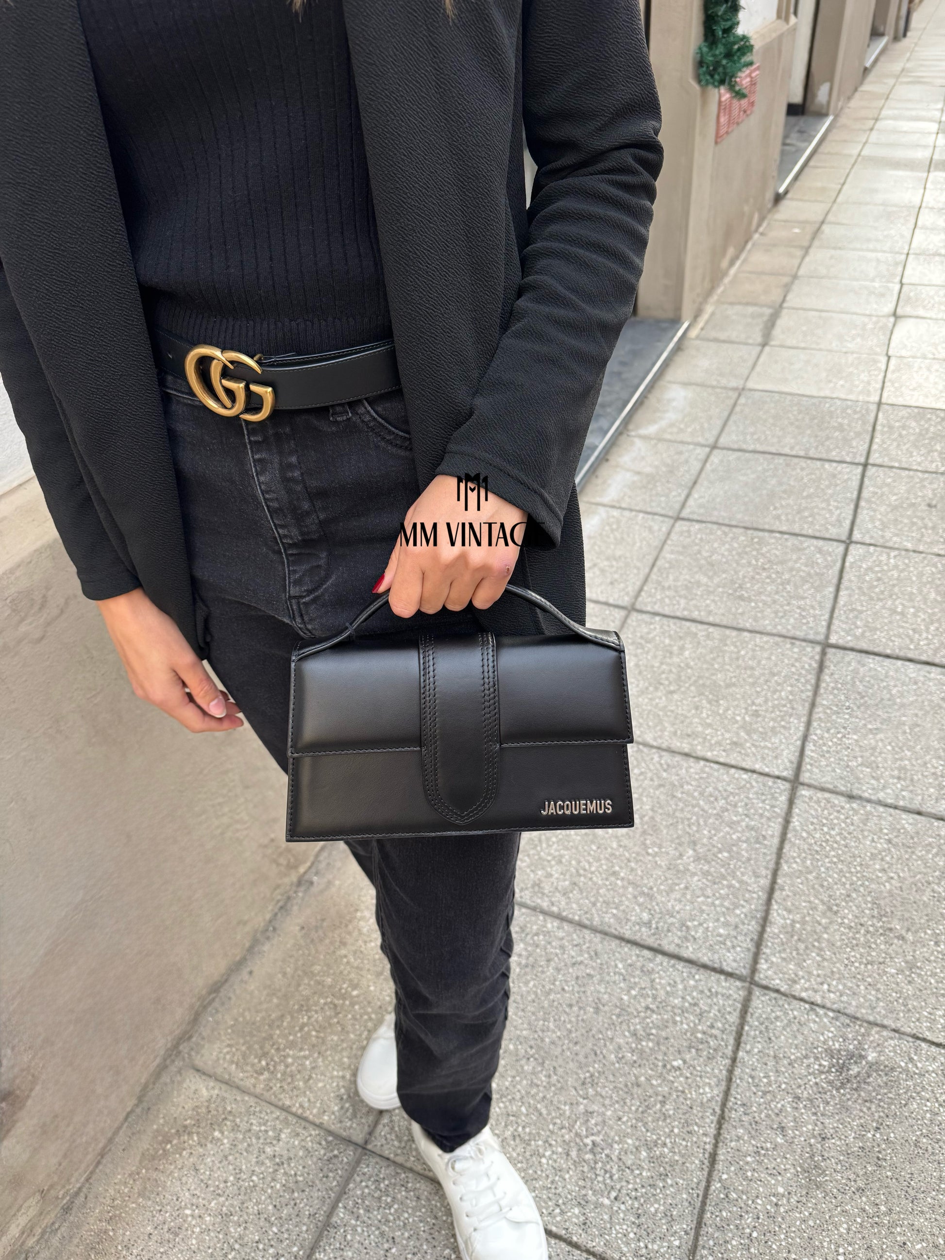 Borsa Le Grand Bambino black hw argento Jacquemus