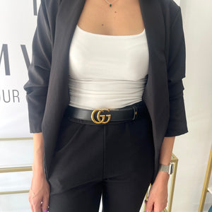 Cintura reversibile GG Marmont Supreme 3 cm Gucci