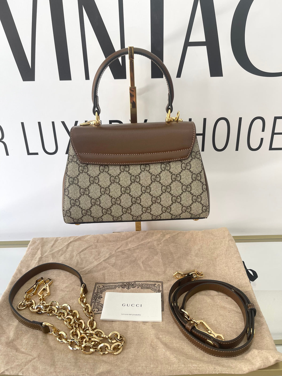 Borsa Horsebit 1955 GG Supreme Gucci