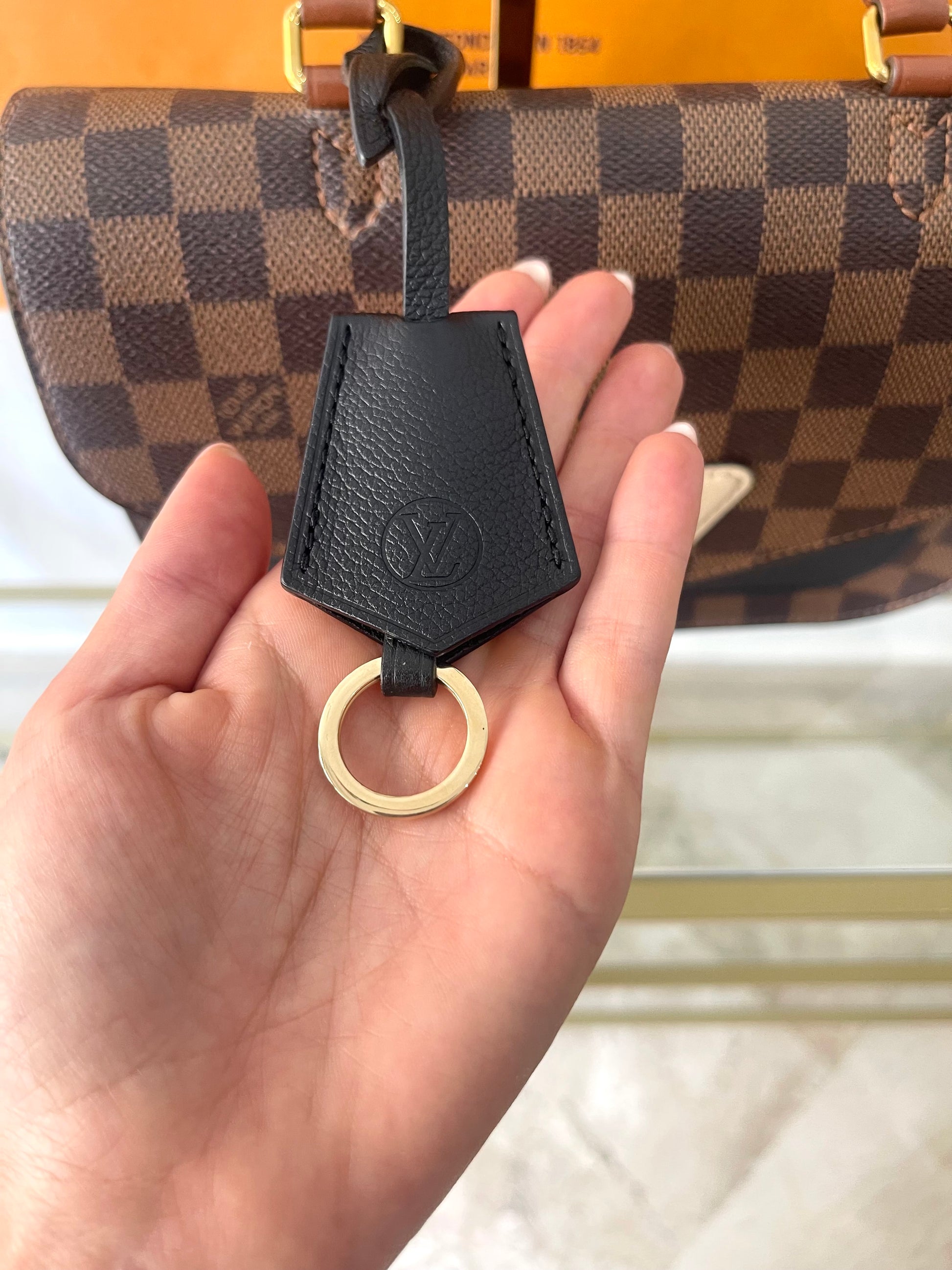 Borsa Beaumarchais Damier Ebène Louis Vuitton