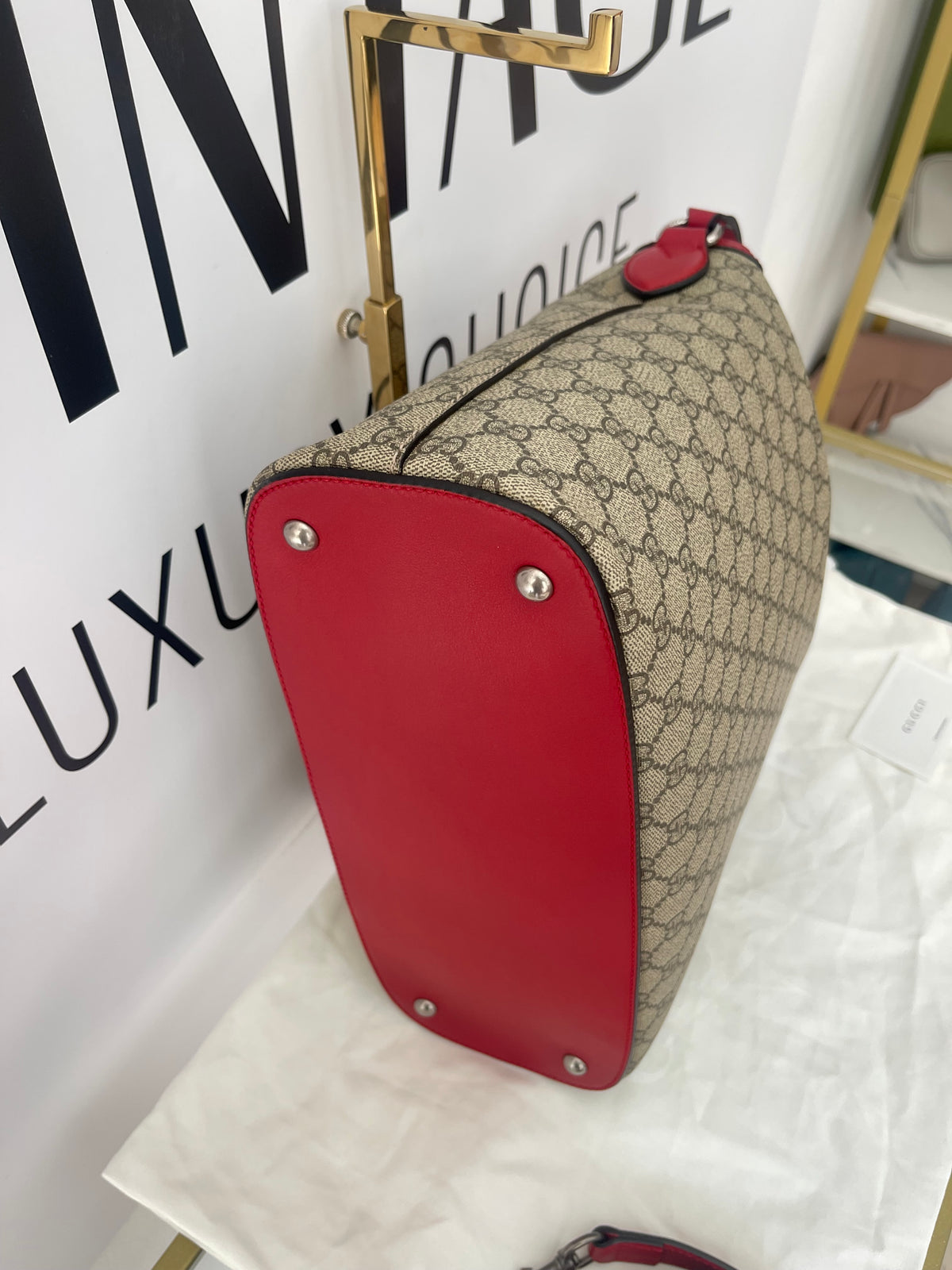 Borsa Hobo Linea A GG Supreme Gucci