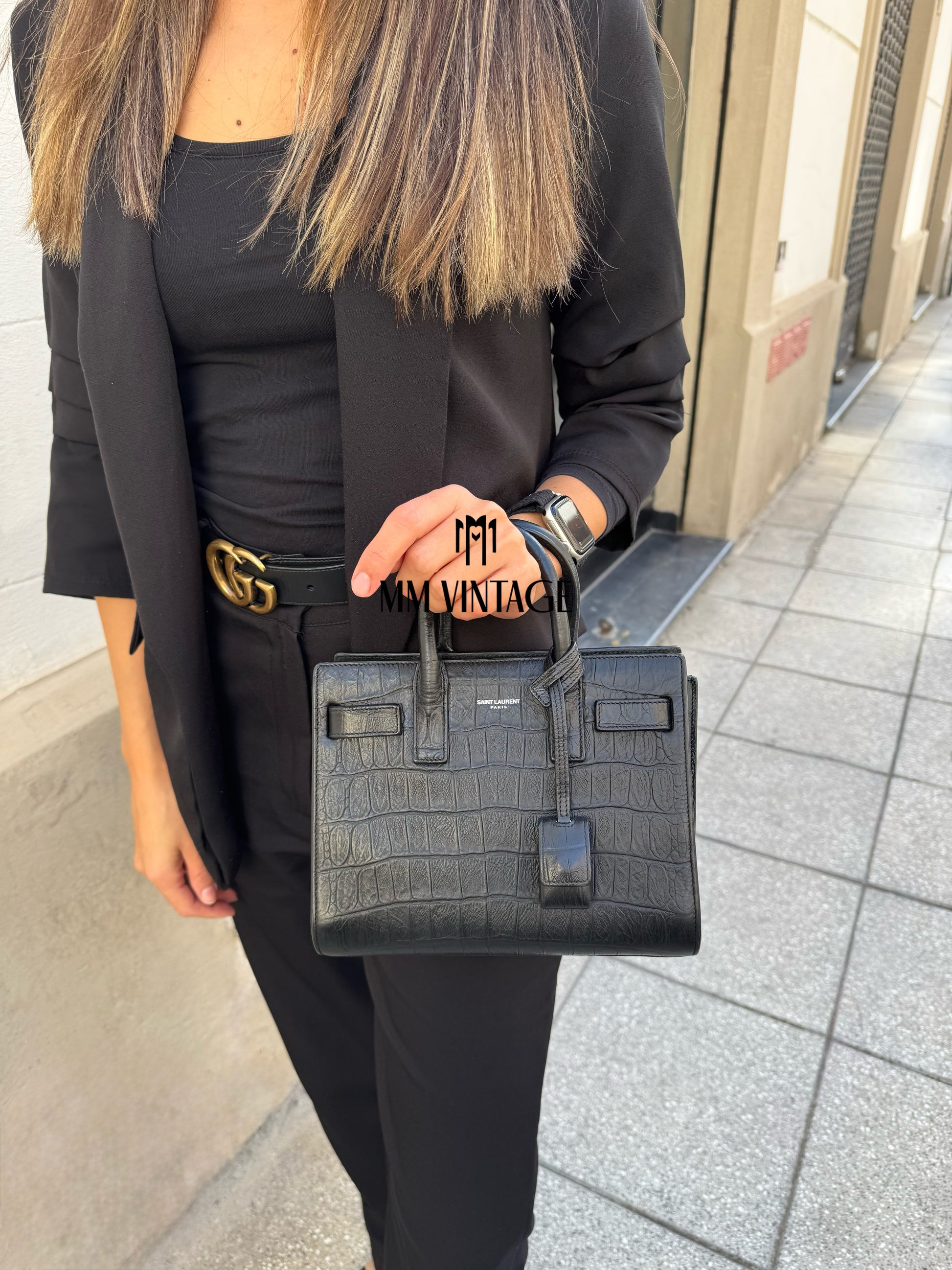 Borsa Sac De Jour Nano Saint Laurent