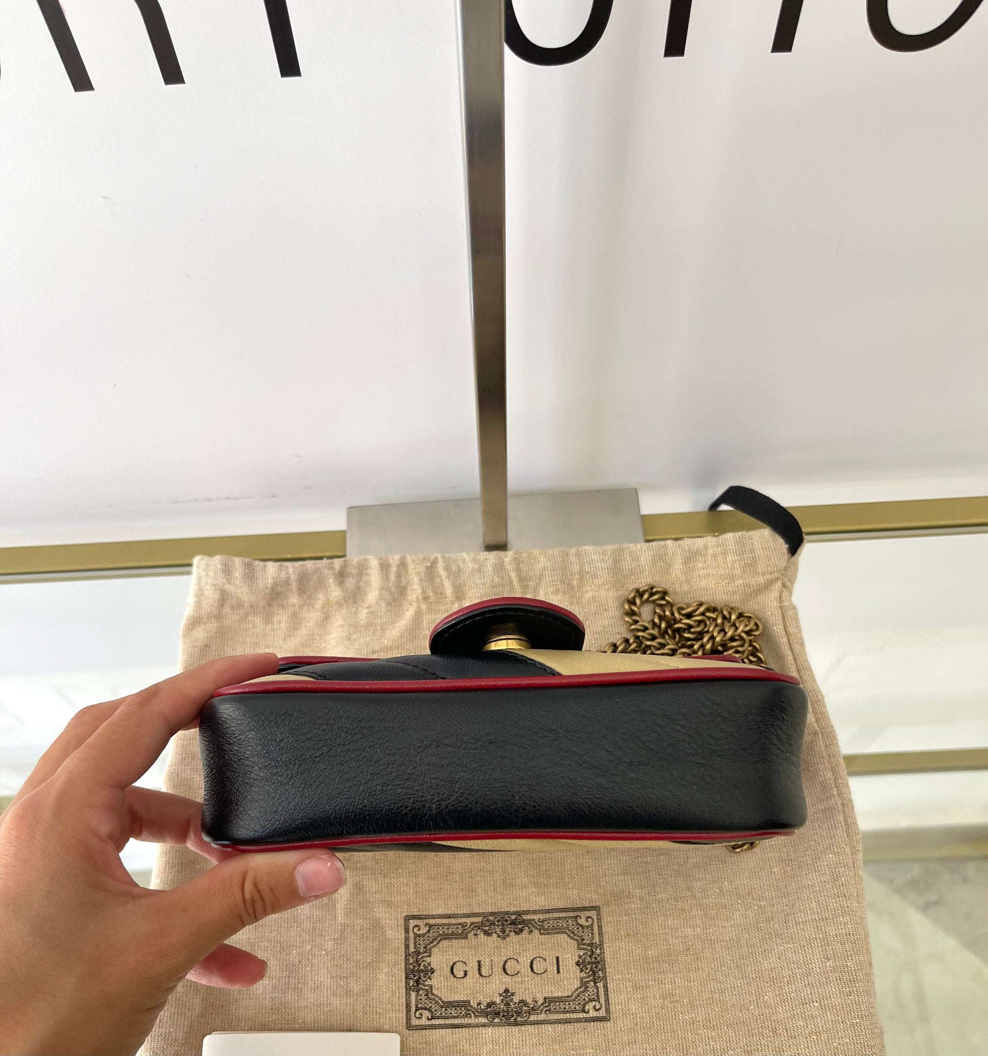 Borsa Mini Marmont GG Torchon Gucci