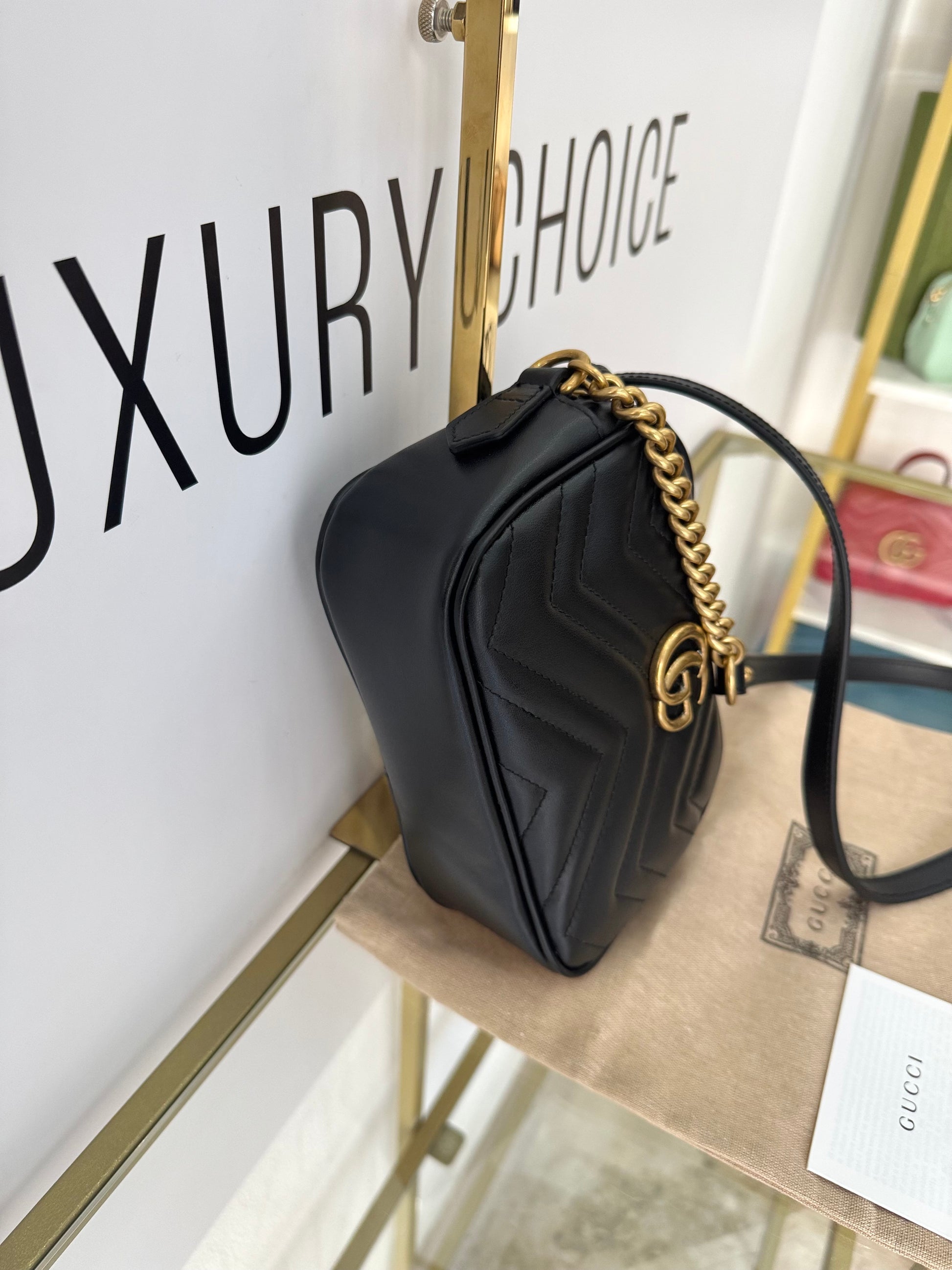 Borsa Mini Camera Bag GG Marmont Gucci