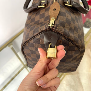Borsa Speedy 35 Damier Ebène Louis Vuitton
