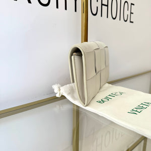 Portafoglio Cassette bianco Bottega Veneta