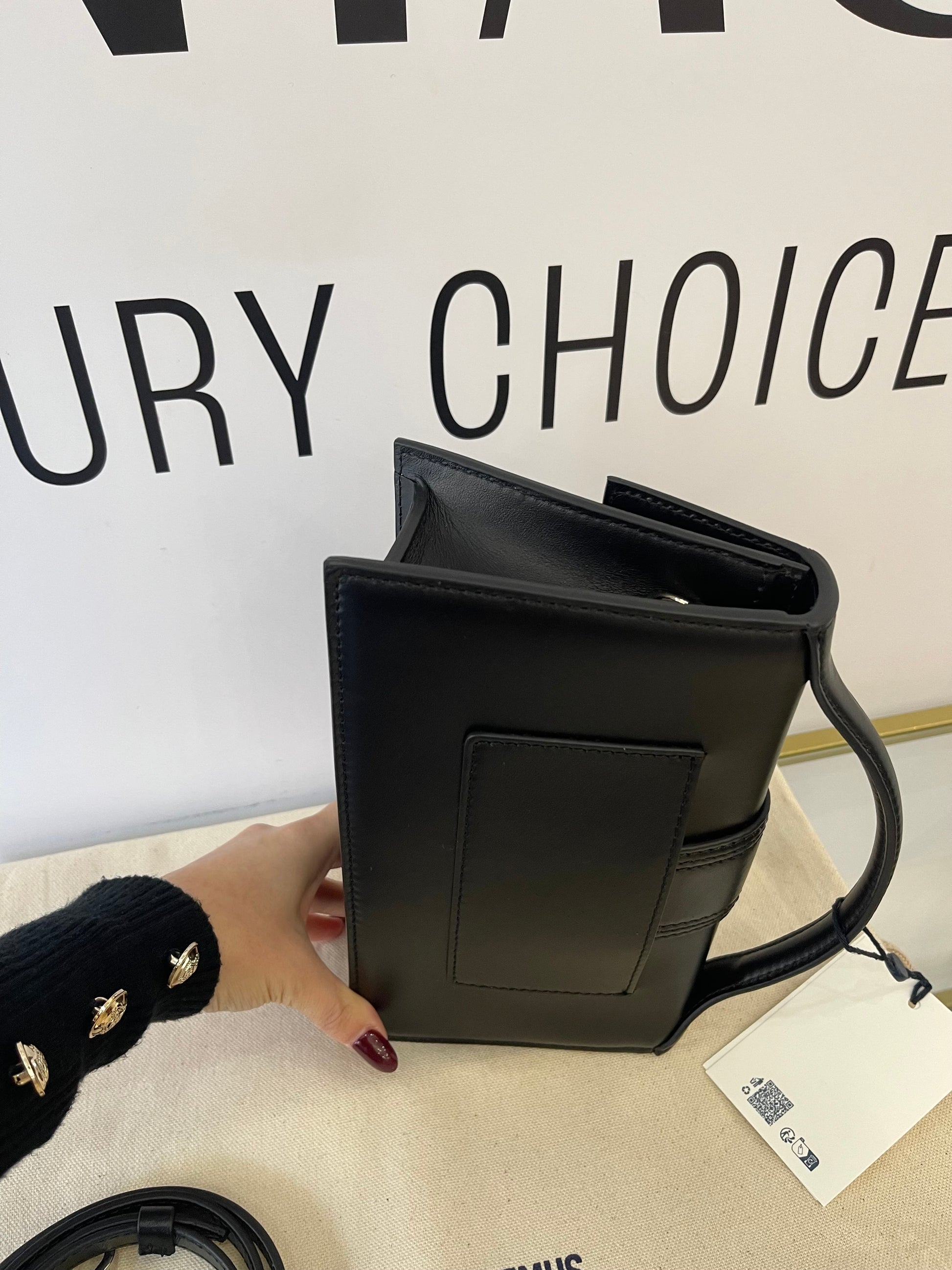 Borsa Le Grand Bambino black hw argento Jacquemus