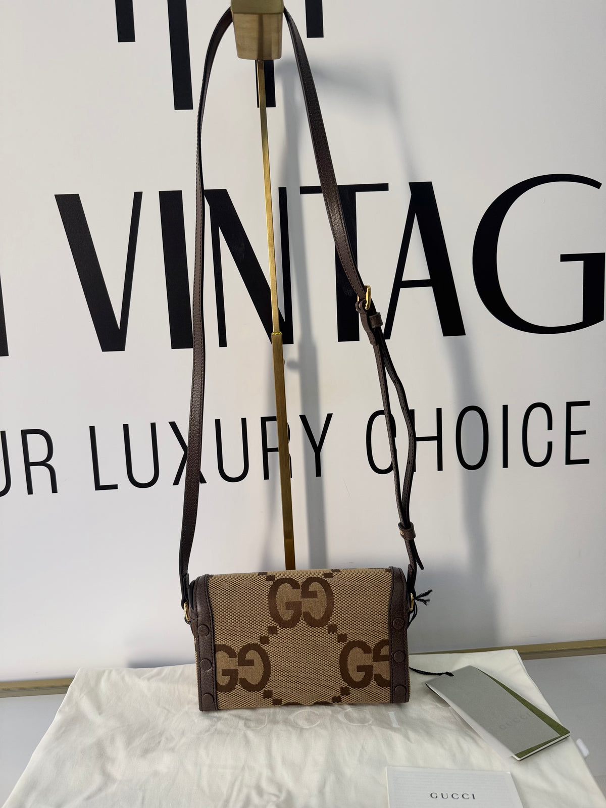 Borsa Mini Horsebit 1955 Jumbo GG Gucci
