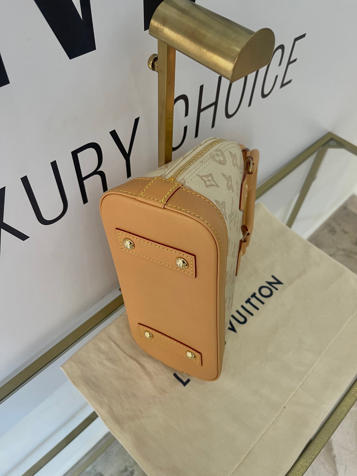 Borsa Alma BB Monogram Origine Lin Limited Edition Louis Vuitton