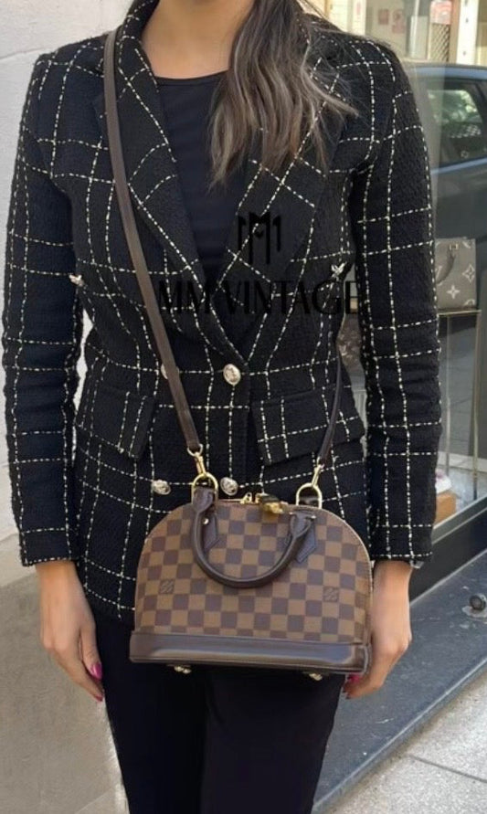 Borsa Alma BB Damier Ébène Louis Vuitton
