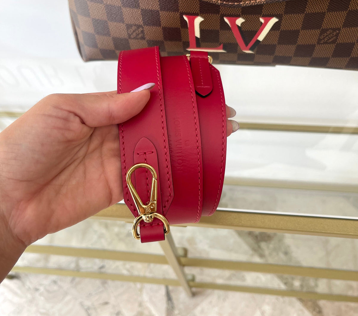Borsa Beaubourg MM Damier Ebène Louis Vuitton