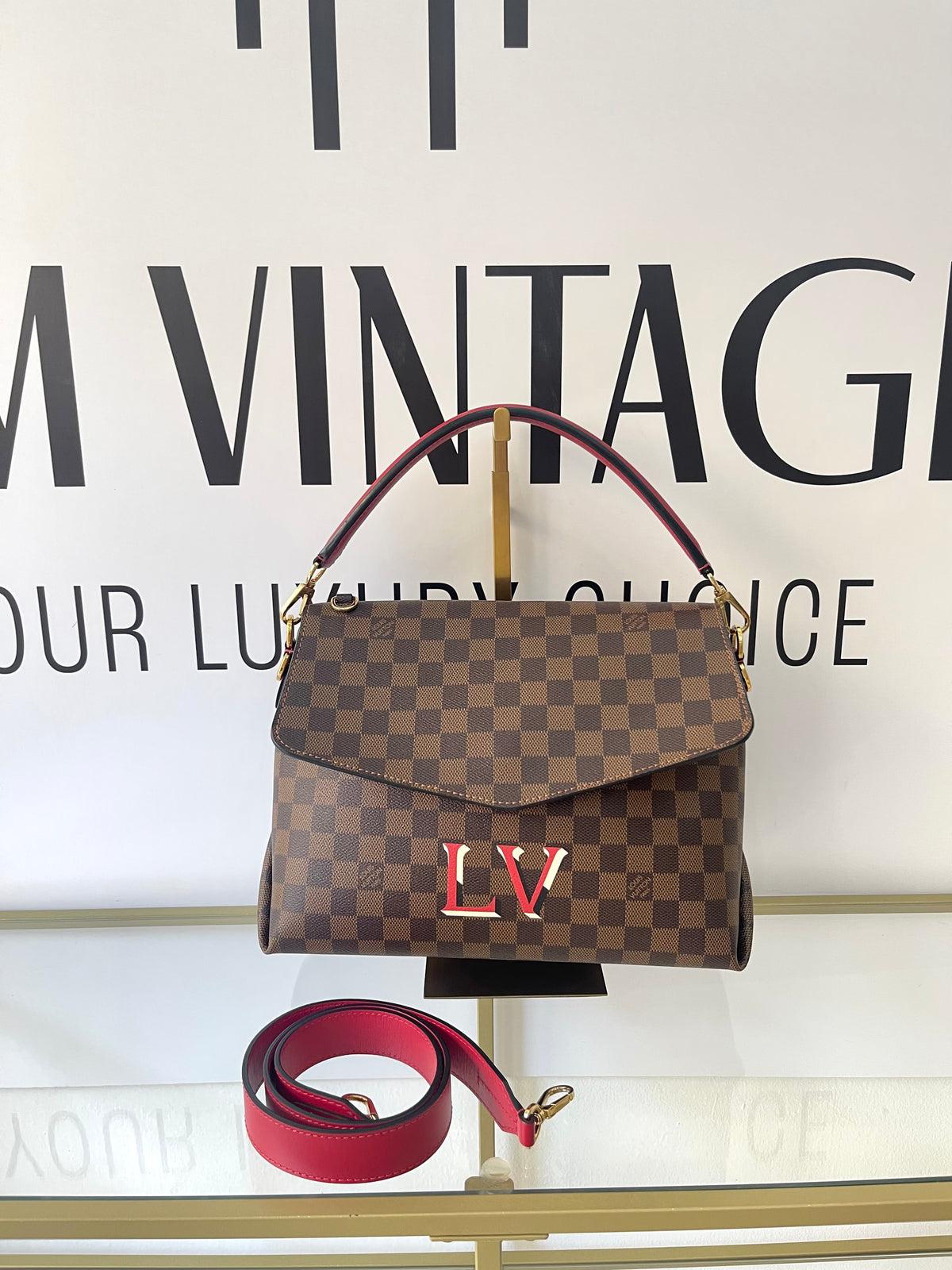 Borsa Beaubourg MM Damier Ebène Louis Vuitton