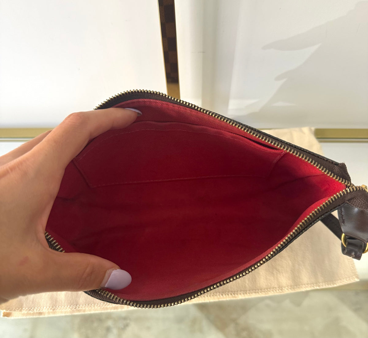 Pochette Accessoires Damier Ebéne Louis Vuitton