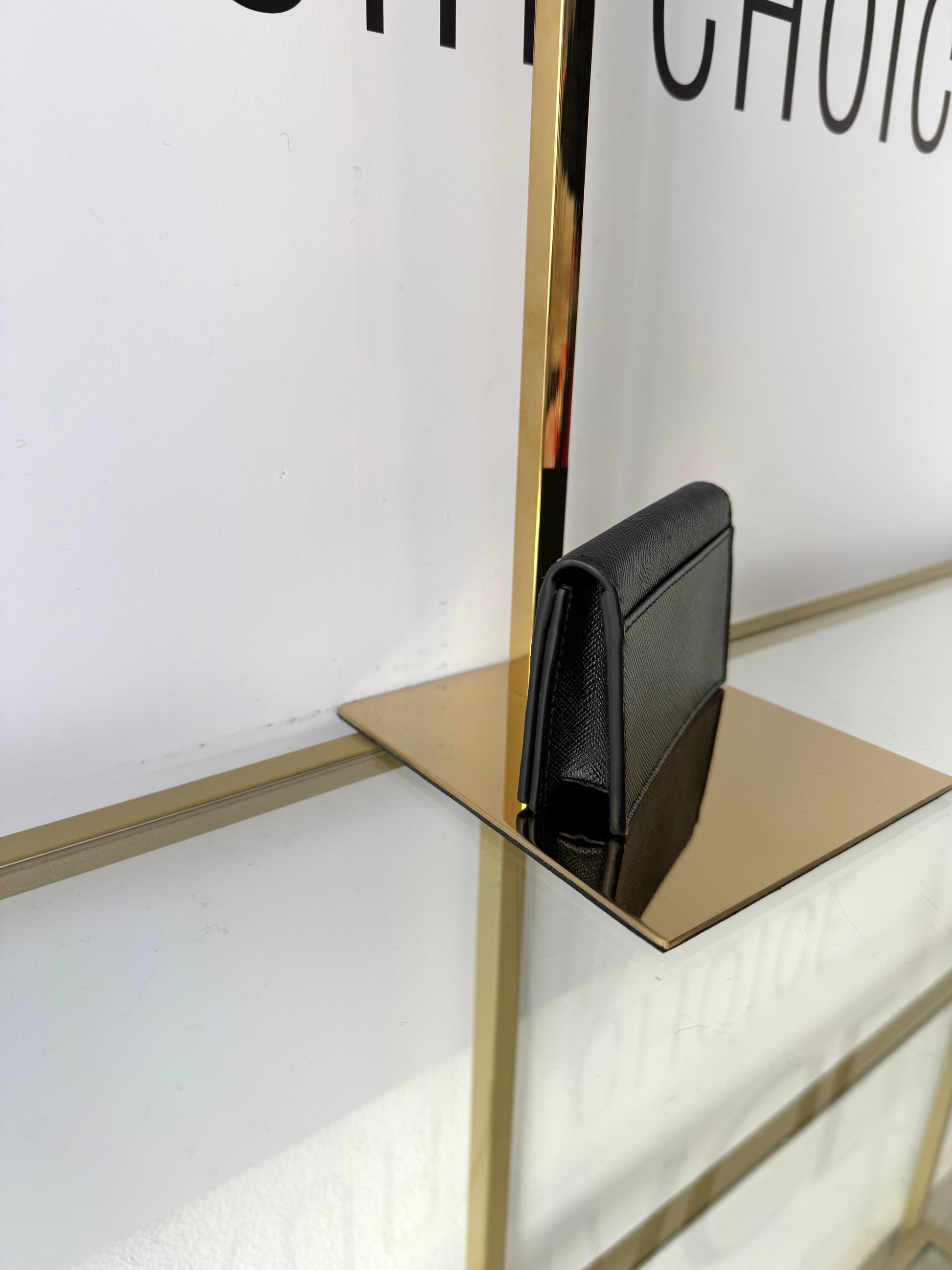 Portamonete in Saffiano Prada