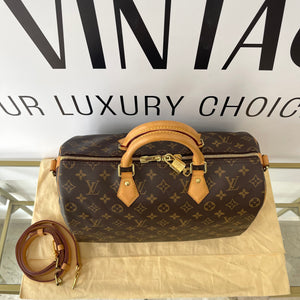 Borsa Speedy 35 Bandoulière Monogram Louis Vuitton