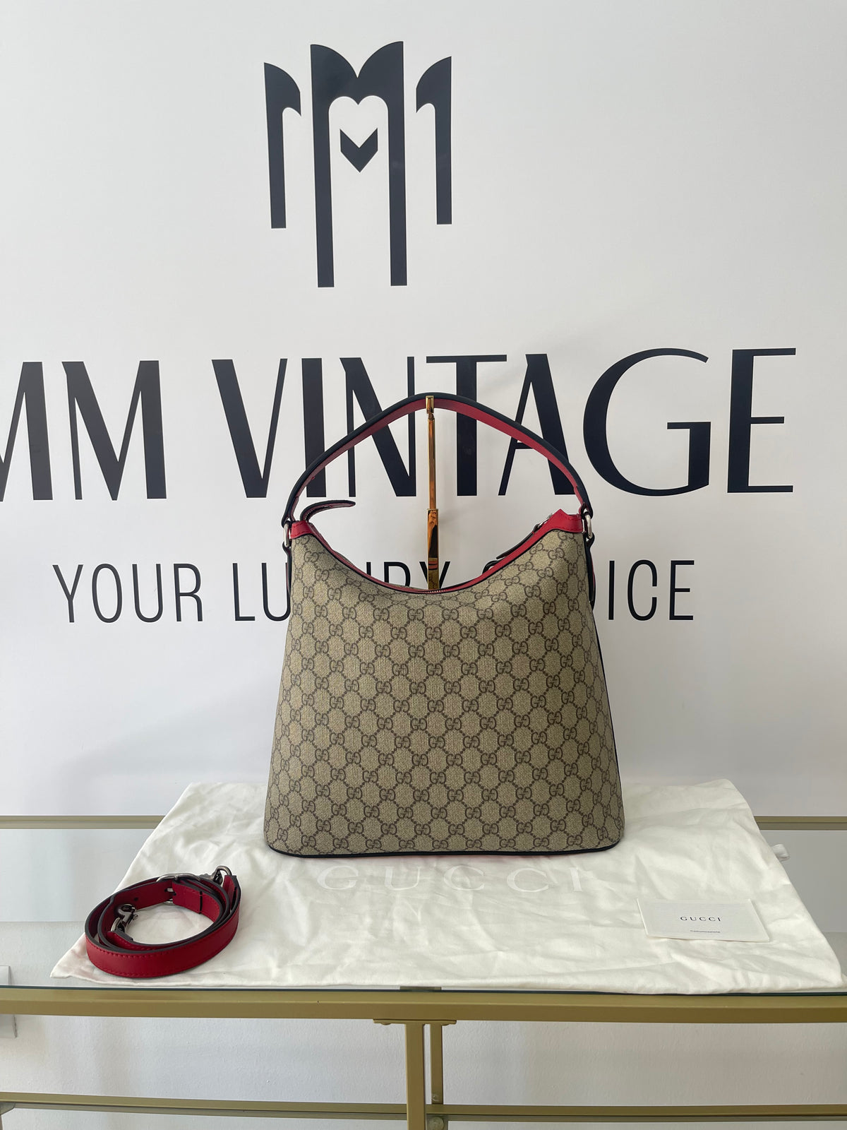 Borsa Hobo Linea A GG Supreme Gucci