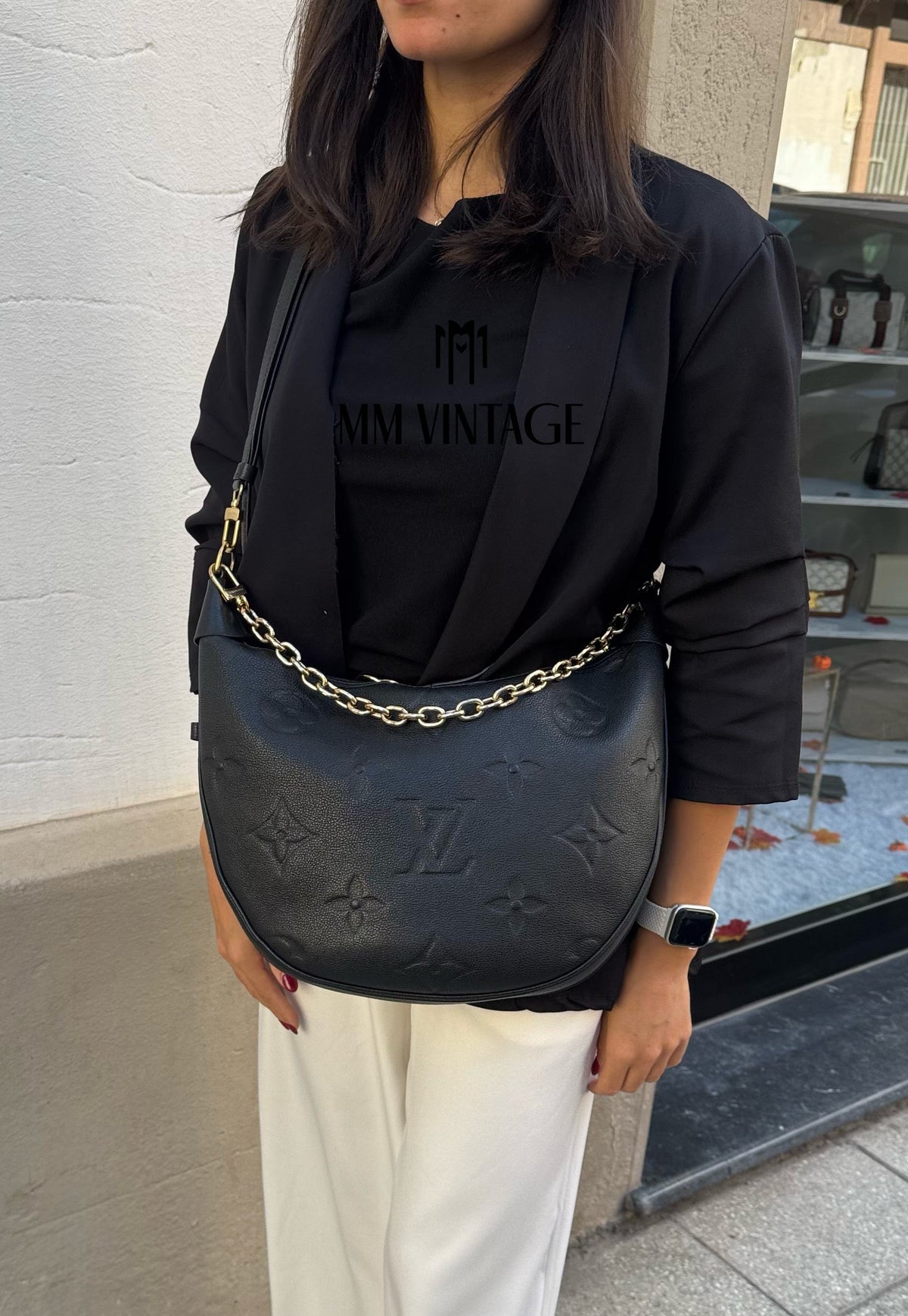 Borsa Loop Hobo Monogram Empreinte Louis Vuitton