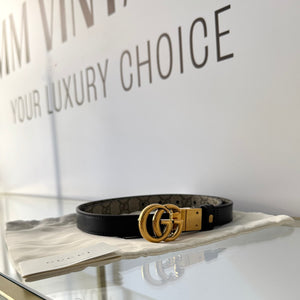 Cintura reversibile GG Marmont Supreme 2 cm Gucci