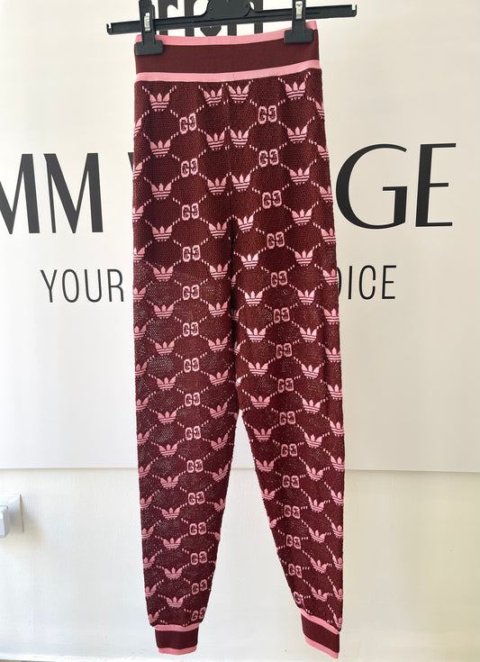 Pantaloni in lana Gucci x Adidas
