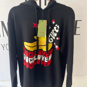 Felpa con cappuccio in cotone Gucci
