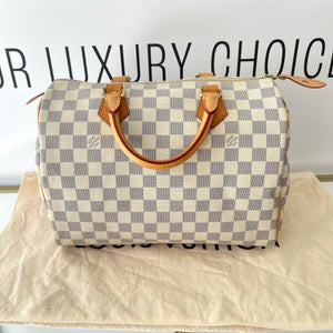 Borsa Speedy 30 Damier Azur Louis Vuitton