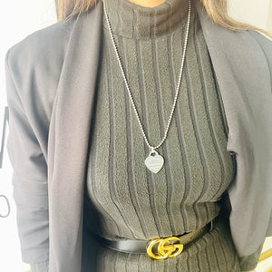Collana a pallini cuore L Tiffany