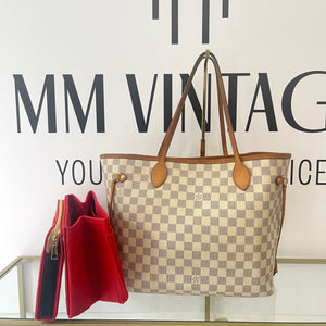 Borsa Neverfull MM  Damier Azur Louis Vuitton
