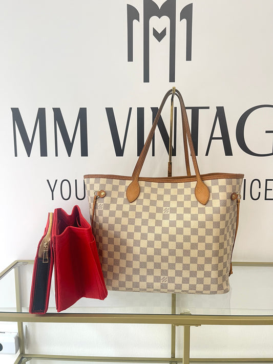 Borsa Neverfull MM  Damier Azur Louis Vuitton