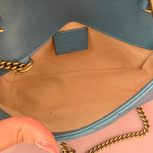 Borsa Mini Marmont GG light blue Gucci