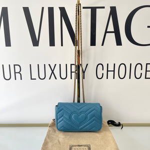 Borsa Mini Marmont GG light blue Gucci