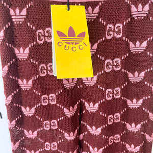 Pantaloni in lana Gucci x Adidas