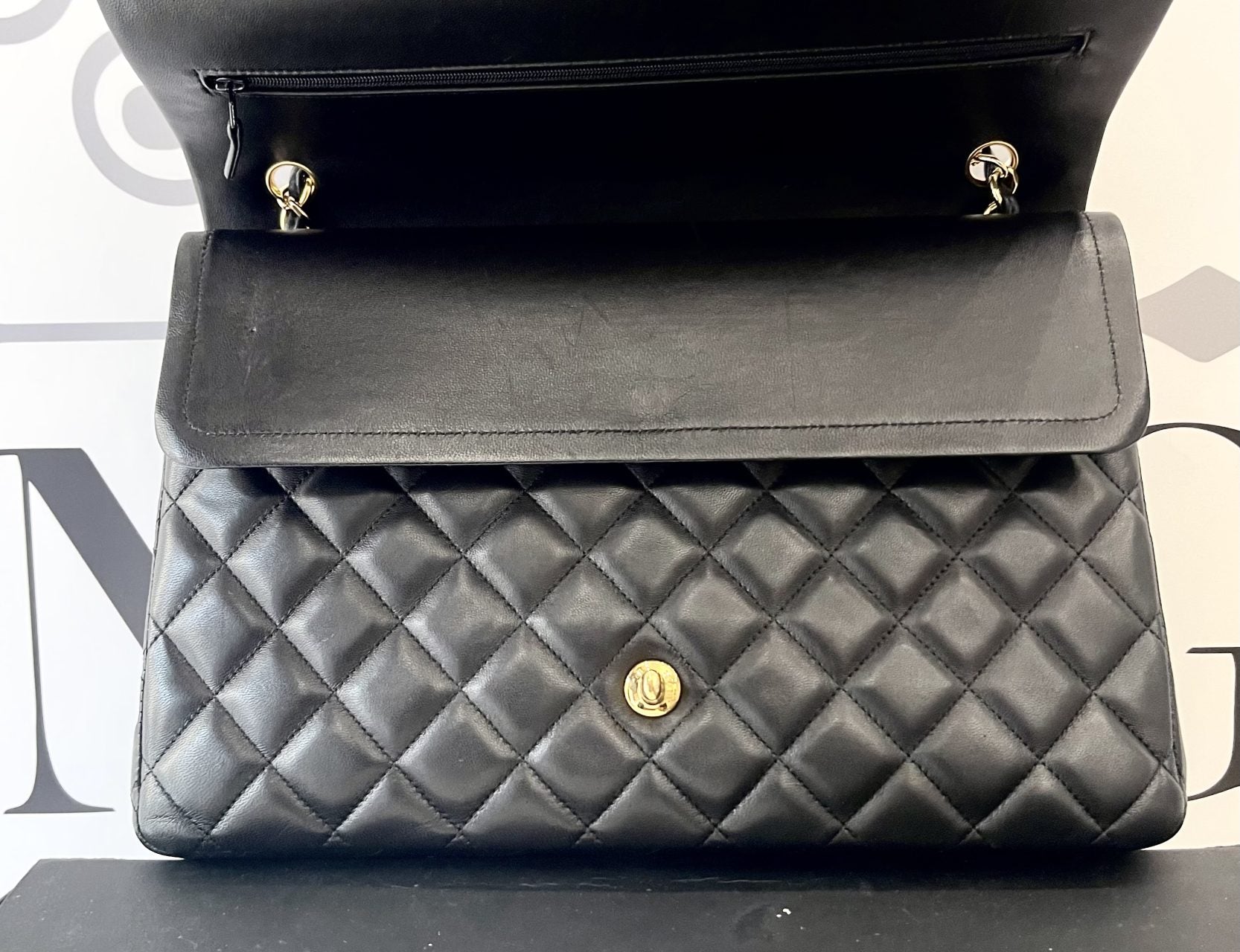 Borsa Timeless Maxi Double Flap hw oro Chanel