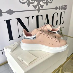 Sneaker Alexander McQueen clay/silver 38