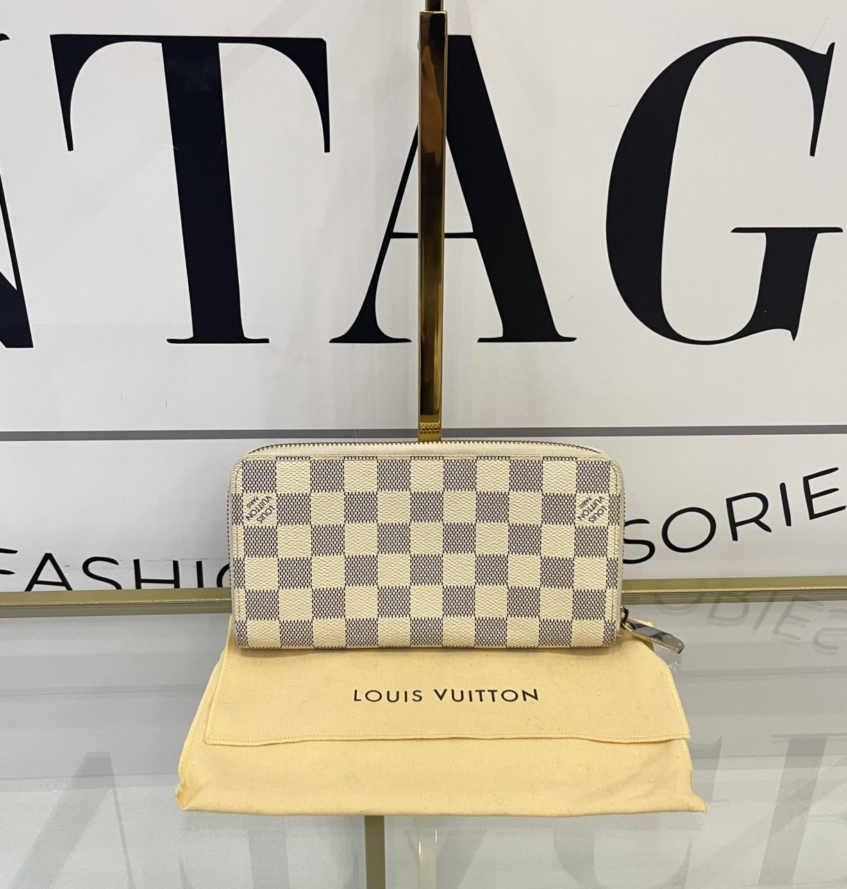 Portafoglio Zippy Damier Azur Louis Vuitton