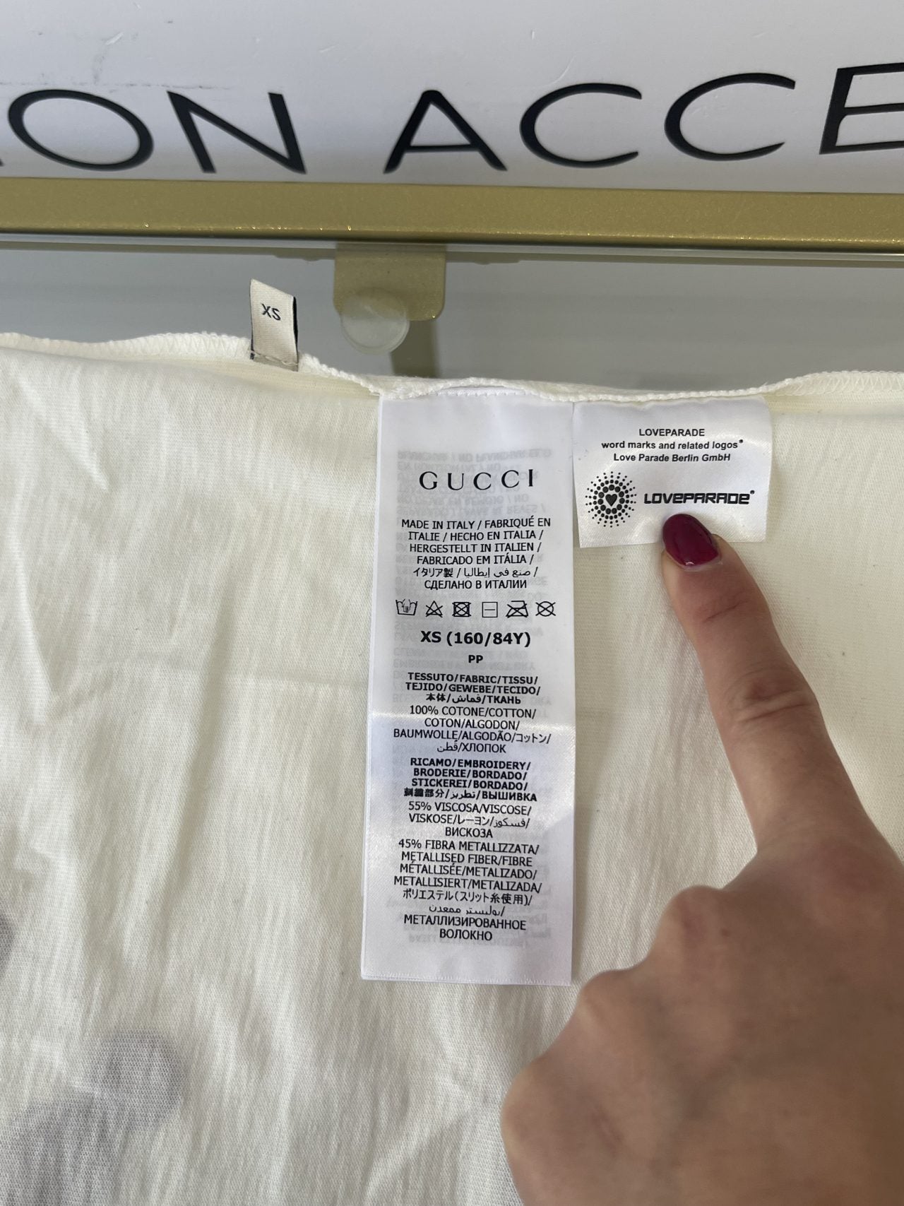 T- Shirt Love Parade Gucci