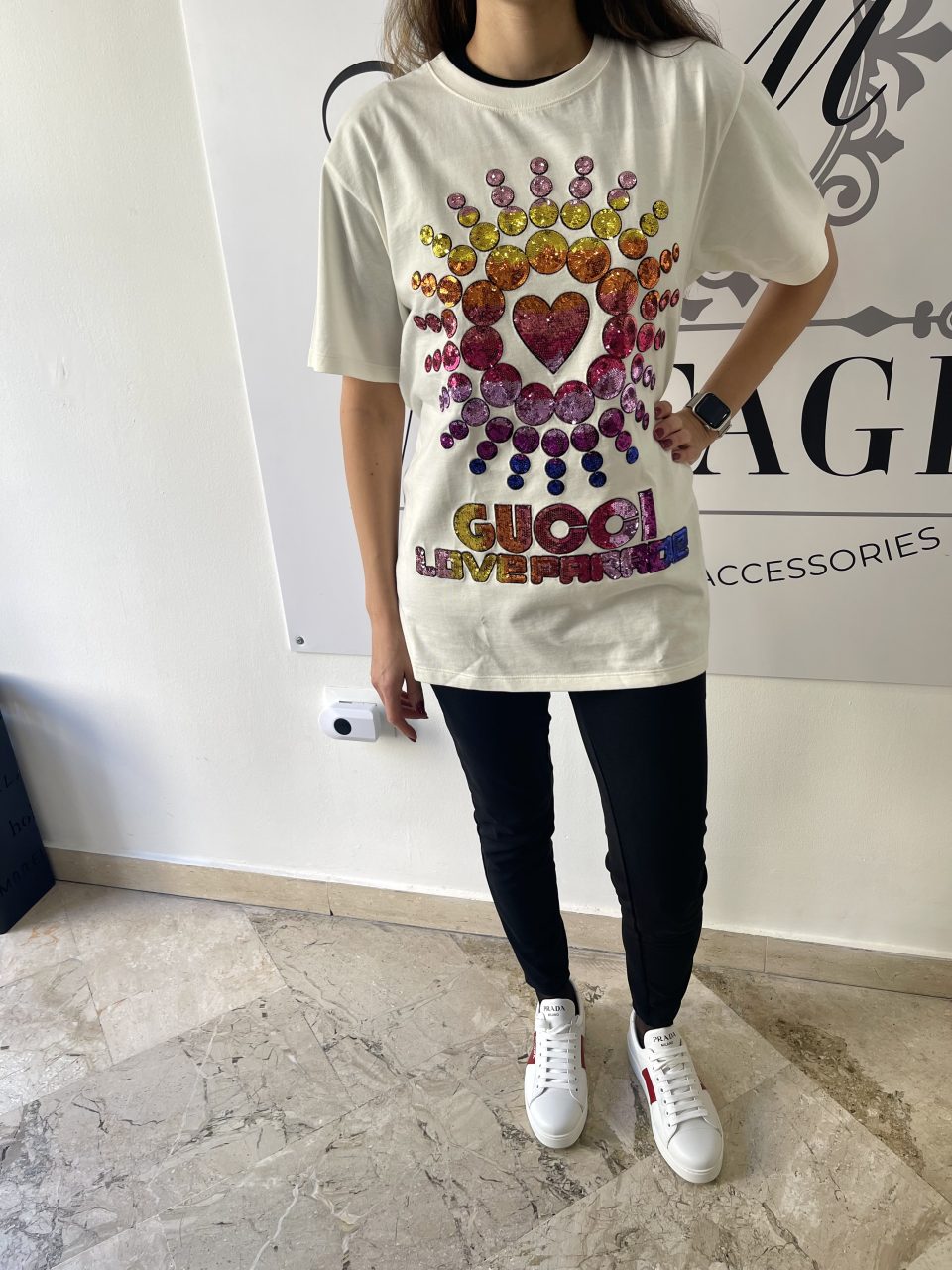 T- Shirt Love Parade Gucci